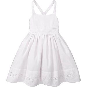 Hope & Henry Toddler Girl Sleeveless Special Occasion Sun Dress Bow Back Detail